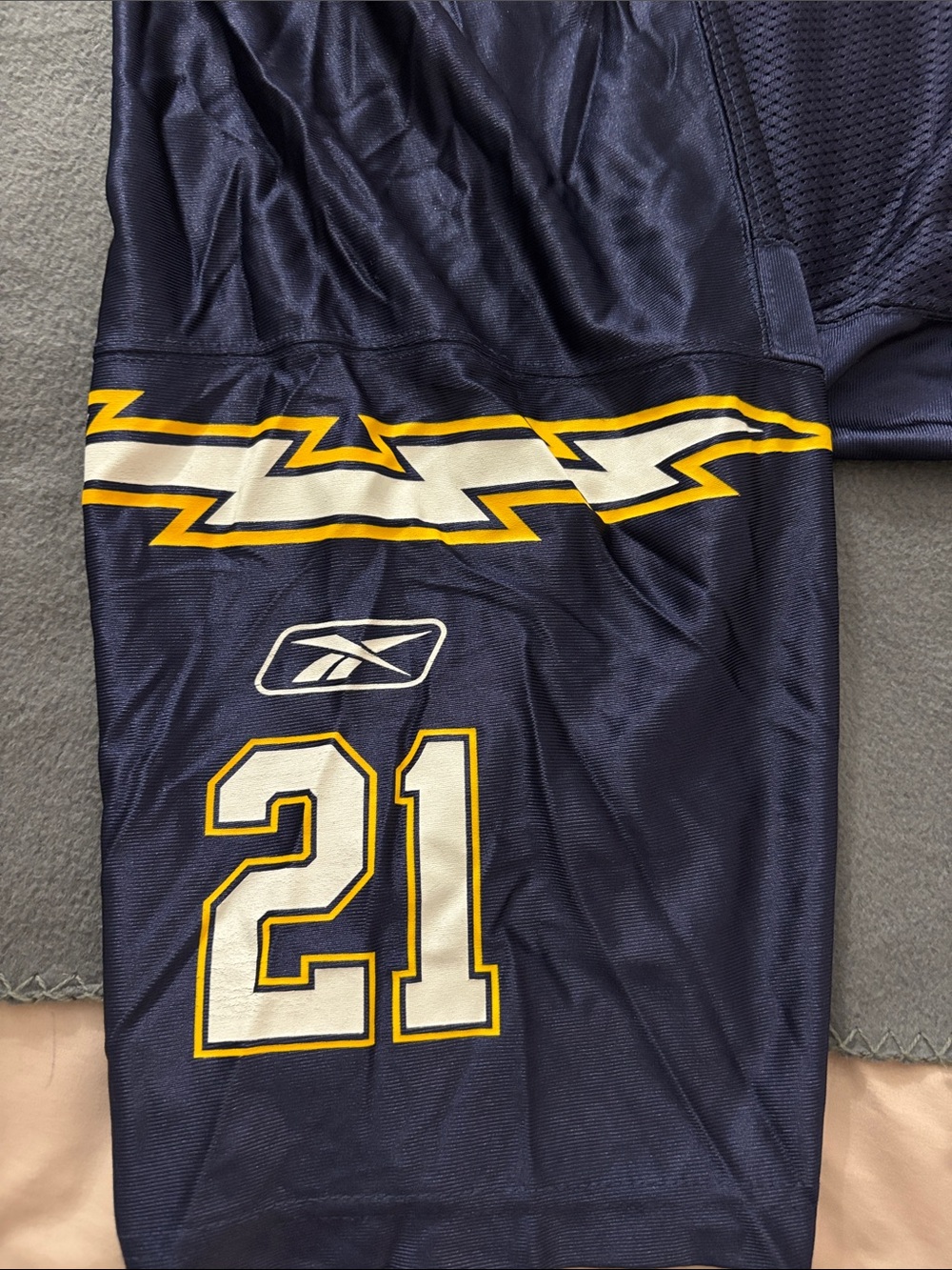 Reebok LaDainian Tomlinson Chargers NFL Jersey 21 Navy 3XL Sewn - Picture 11 of 15